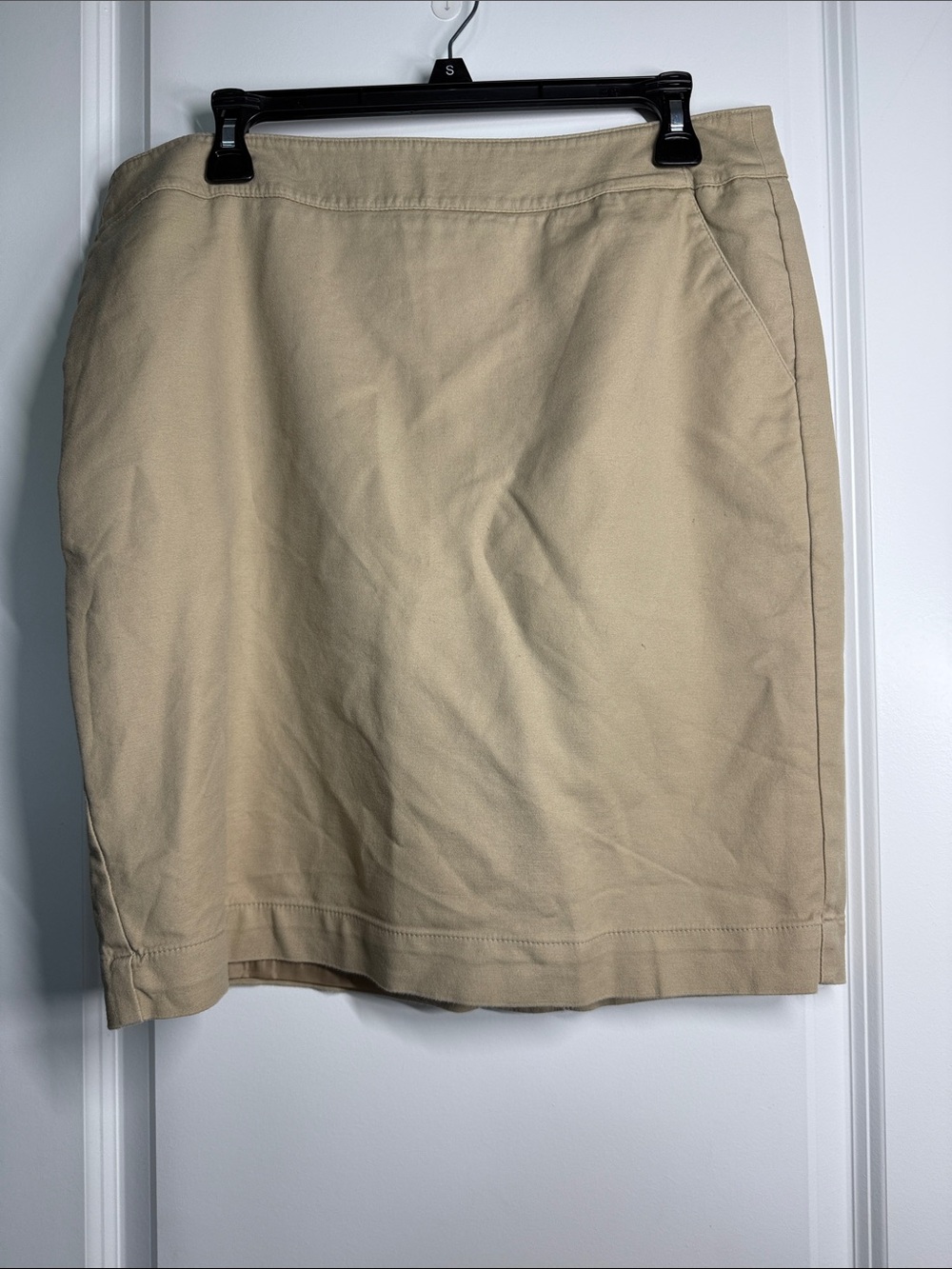 Merona Beige Mini Skirt - Straight Silhouette